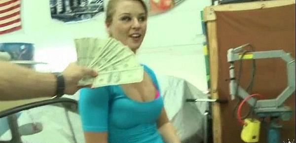  Sensual girl talked into having sex for cash 24